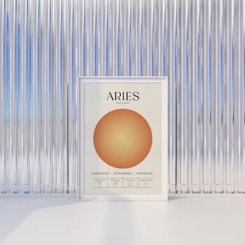 Aries Zodiac Print, 3 of 3