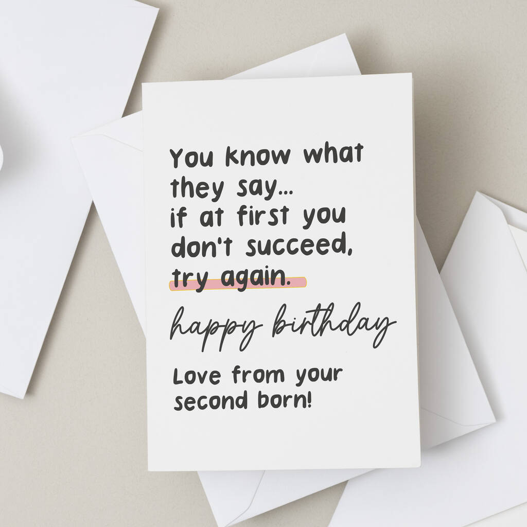 Funny Birthday Card Mum By Paper Scene