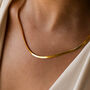 Herringbone Chain Necklace, thumbnail 4 of 10