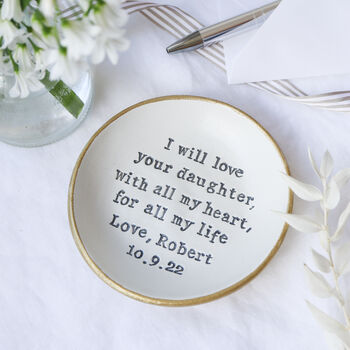 Bride And Groom Parent Keepsake Gift Set Of Two, 3 of 6
