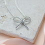 Twisted Bow Knot Necklace, thumbnail 8 of 11