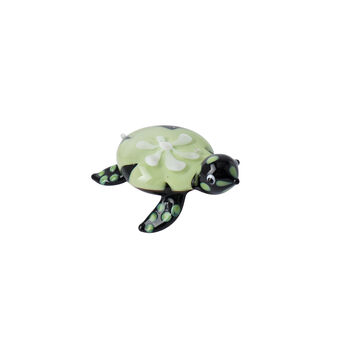 Artisan Glass Green Glass Turtle | Gift Boxed | Decoration | Collectable | Gift For Home, 3 of 5