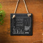 'Gnome Sweet Gnome' Square Slate Hanger, thumbnail 1 of 2