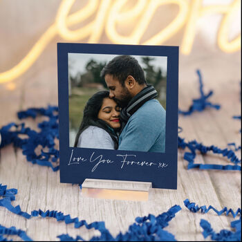 Any Photo And Message Acrylic Keepsake Sign With Stand, 4 of 5