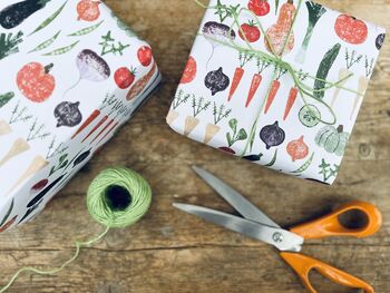 Vegetable Patch Wrapping Paper, 2 of 4