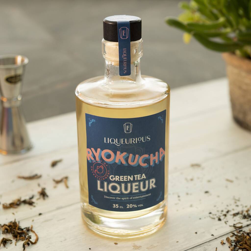 Ryokucha Green Tea Liqueur Gift Box By Liqueurious