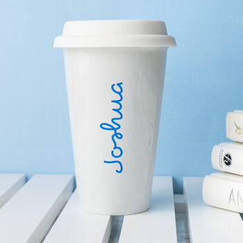 Personalised Summer Style Ceramic Travel Mug, 3 of 12