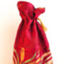 Large Sari Gift Pouches, Reusable, Handmade, thumbnail 9 of 11