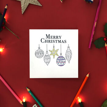Colour In Christmas Cards, 2 of 10