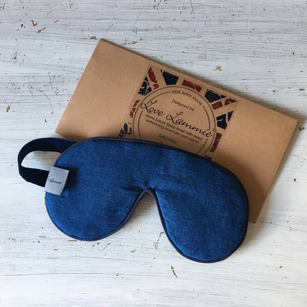 Men's Luxury Sleep Mask With Lavender By Love Lammie & Co