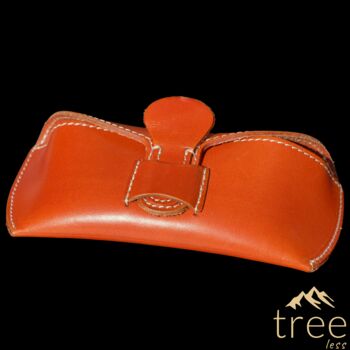 Handcrafted Leather Glasses Case In Tan, 6 of 7