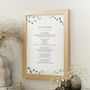 Personalised Print For Wedding And Funeral Readings, thumbnail 3 of 9