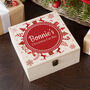 Personalised Snowflake Wreath Christmas Eve Box, thumbnail 6 of 8