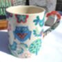 Tankard Mug In Patchwork Forest Design, thumbnail 2 of 11