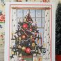 Vintage Style Christmas Tree Card, thumbnail 3 of 3