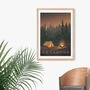 Go Camping Travel Poster Art Print, thumbnail 5 of 8