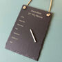 Bwydlen Yr Wythnos Slate Meal Planner, thumbnail 2 of 3