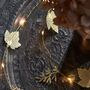 Shimmery Gold Leaf Battery Fairy Lights, thumbnail 6 of 7