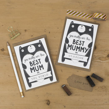 Personalised Best Mummy Or Mum Birthday Day Card, 2 of 2