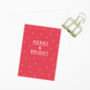 'Merry And Bright' Christmas Card Pack Of Eight, thumbnail 2 of 5