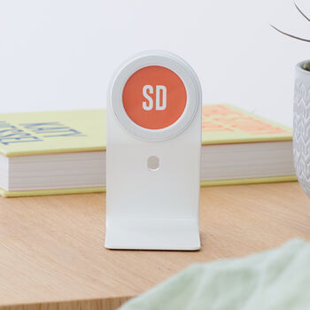 Personalised Nightstand Magsafe iPhone Dock | White, 4 of 8