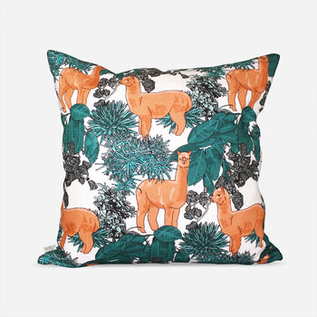 Alpaca Print Cushion, 2 of 4