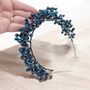 Midnight Blue Crystal Headband, thumbnail 5 of 5