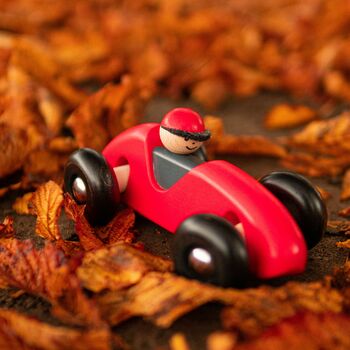 Personalised Wooden Racing Car For Kids, 5 of 7