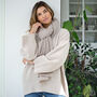 Lola Cashmere Travel Wrap, thumbnail 2 of 11