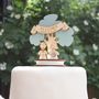 Personalised Bride And Groom Wedding Cake Topper, thumbnail 2 of 9