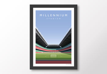 Wales Football Millennium Stadium Poster, 8 of 8