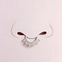 Sterling Silver Beaded Septum Cuff, thumbnail 2 of 3
