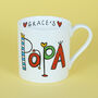 Papa's Favourite Bone China Personalised Mug, thumbnail 2 of 3
