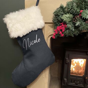 Christmas Stockings And Sacks Personalise With Name, 3 of 11
