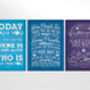 Pack Of 10 Typography Postcards, thumbnail 2 of 5