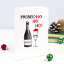 Funny Prosecco Christmas Card, thumbnail 1 of 4