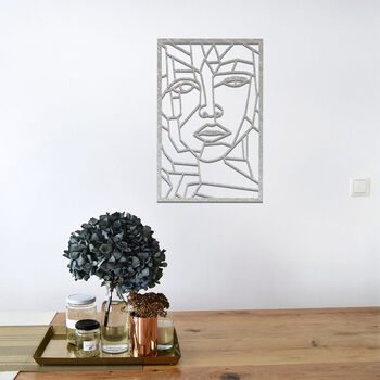 Geometric Face Wall Art: Abstract And Modern Decor, 10 of 12