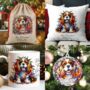 Personalised King Charles Spaniel In Christmas Lights, thumbnail 1 of 10