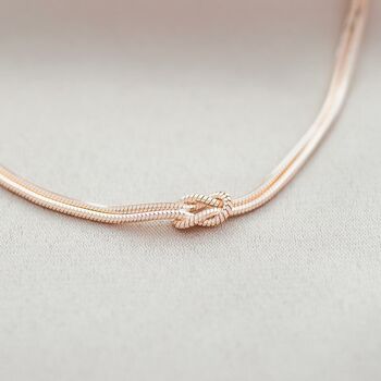 Personalised Infinity Knot Sterling Silver Bracelet, 6 of 9