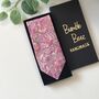 Liberty Tie In Light Pink Strawberry Thief Birds Motif, thumbnail 5 of 9