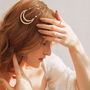 Aisha Gold Moon Wedding Headband, thumbnail 1 of 4