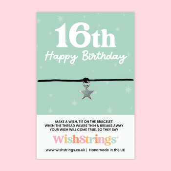 Milestone Birthday Wish Bracelet Gift, 2 of 12