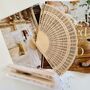 Personalised White Portable Silk Fan Gift For Women, thumbnail 11 of 12