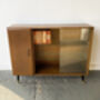 Mid Century Bookcase With Glass Doors By Turnidge, thumbnail 8 of 12
