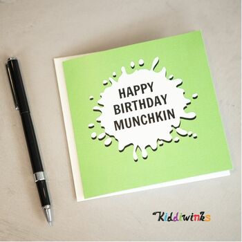 Happy Birthday Munchkin! Card, 2 of 2