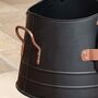 Copper Fireside Coal Bucket With Shovel, thumbnail 3 of 7