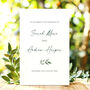 Leaf Wedding Invitations Pack Of 10 Including Envelopes, thumbnail 1 of 3