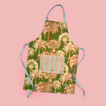 Personalised Adult's Sunset Palms Apron, 2 of 4