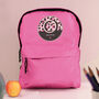 Personalised Leopard Print Pink Backpack, thumbnail 4 of 5