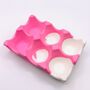Egg Tray Pink And White, thumbnail 2 of 9